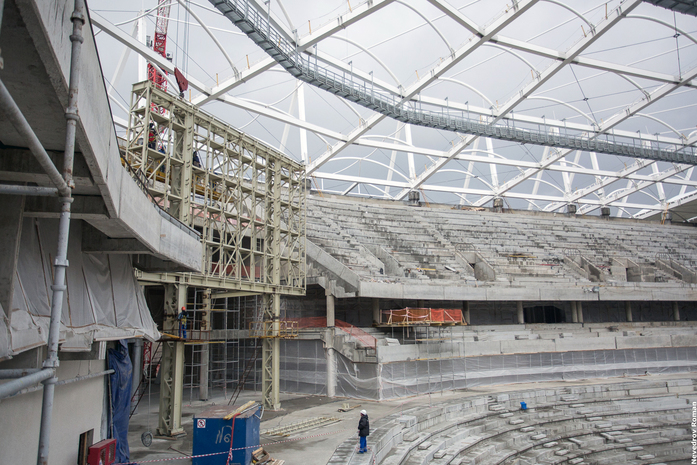 До окончания строительства "Ростов Арены" осталось 228 дней ФОТО 7 До окончания строительства "Ростов Арены" осталось 228 дней ФОТО 7
