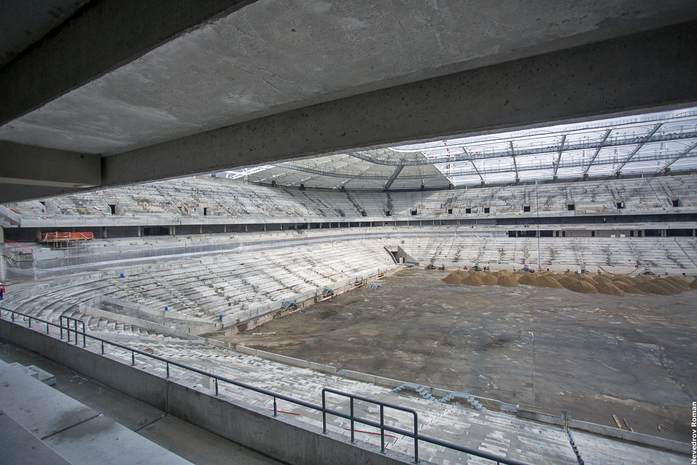 До окончания строительства "Ростов Арены" осталось 228 дней ФОТО 8 До окончания строительства "Ростов Арены" осталось 228 дней ФОТО 8