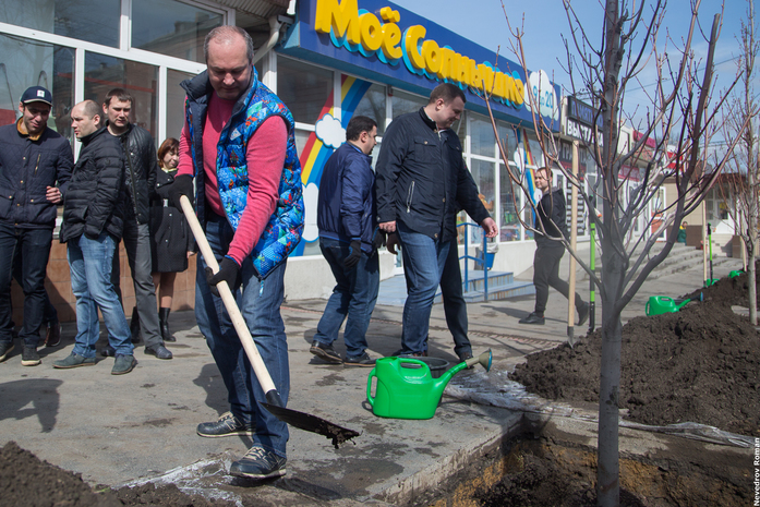 В Ростове состоялся общегородской субботник и День древонасаждения 3 В Ростове состоялся общегородской субботник и День древонасаждения 3