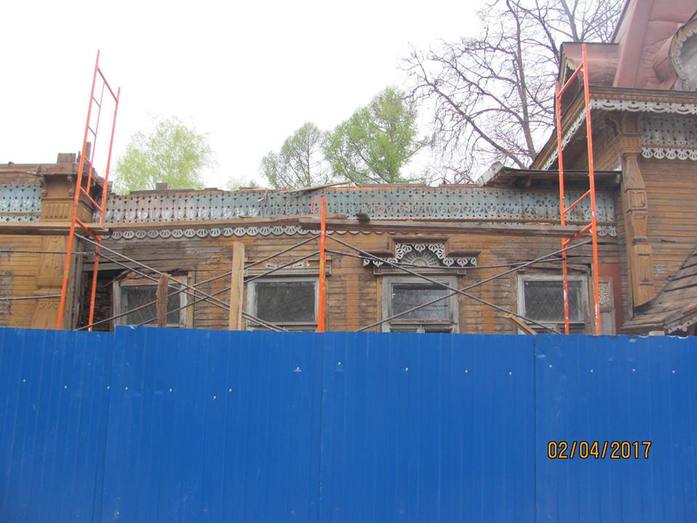 Дом купца Смирнова, привлекший внимание Путина, разобрали 3 Дом купца Смирнова, привлекший внимание Путина, разобрали 3