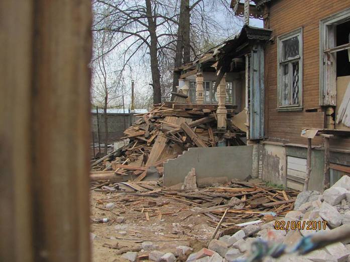 Дом купца Смирнова, привлекший внимание Путина, разобрали 5 Дом купца Смирнова, привлекший внимание Путина, разобрали 5