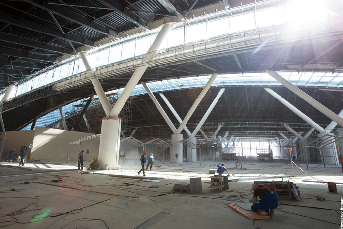 В аэропорту "Платов" завершена установка телетрапов ФОТО 11 В аэропорту "Платов" завершена установка телетрапов ФОТО 11