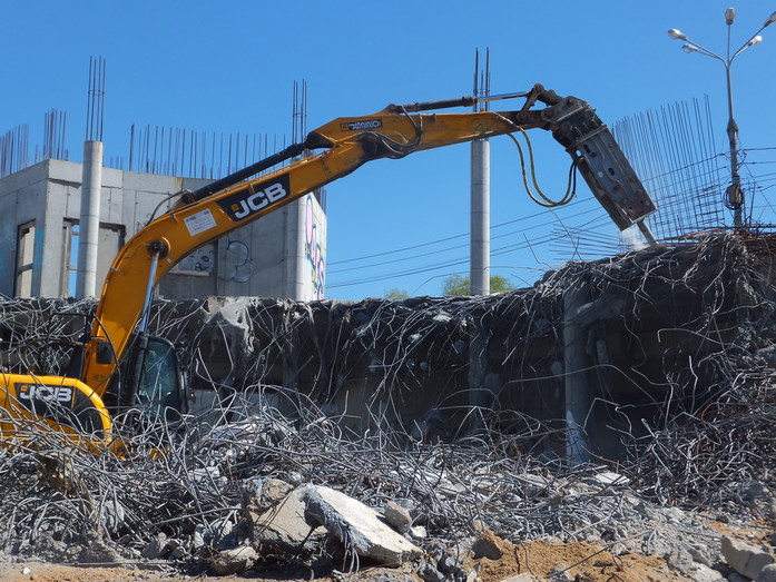 Исторические кадры. Набережную в Нижнем Новгороде начали освобождать от долгостроя 3 Исторические кадры. Набережную в Нижнем Новгороде начали освобождать от долгостроя 3