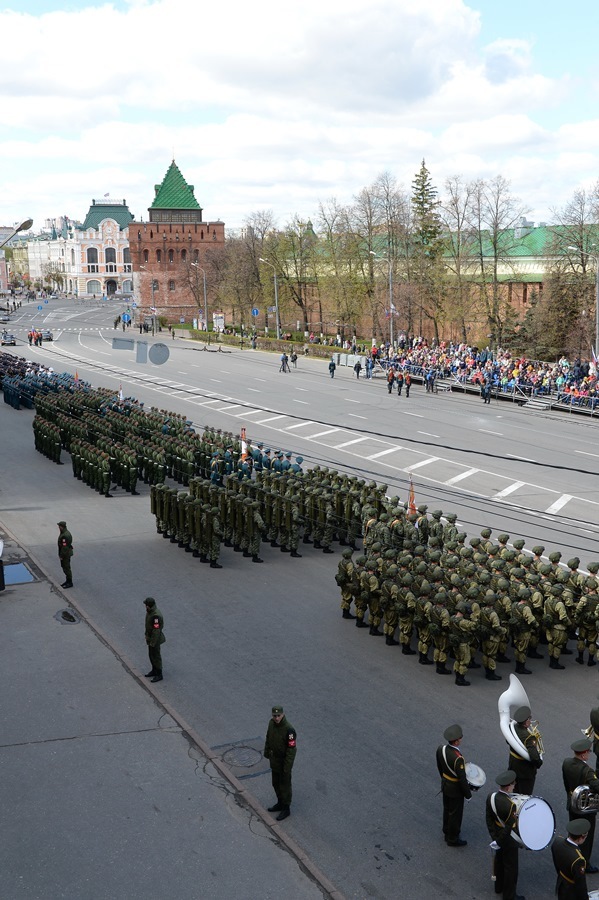 В Нижнем Новгороде состоялся Парад, посвященный 72-летней годовщине Победы  1