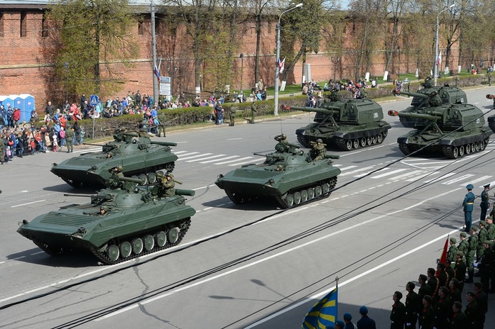В Нижнем Новгороде состоялся Парад, посвященный 72-летней годовщине Победы  11