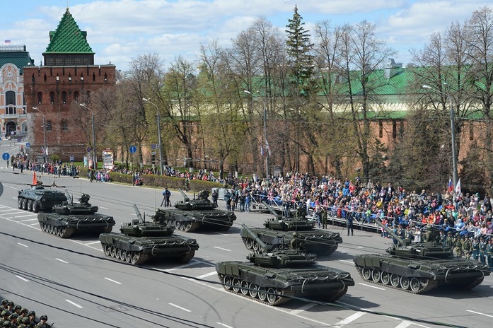 В Нижнем Новгороде состоялся Парад, посвященный 72-летней годовщине Победы  12