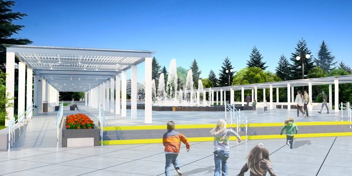 На площади Революции могут появиться велодорожки и гранит вместо асфальта 2 На площади Революции могут появиться велодорожки и гранит вместо асфальта 2