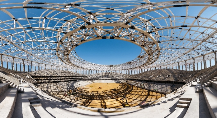 В Нижнем Новгороде продолжается строительство стадиона к ЧМ. Фотоотчет 12 В Нижнем Новгороде продолжается строительство стадиона к ЧМ. Фотоотчет 12