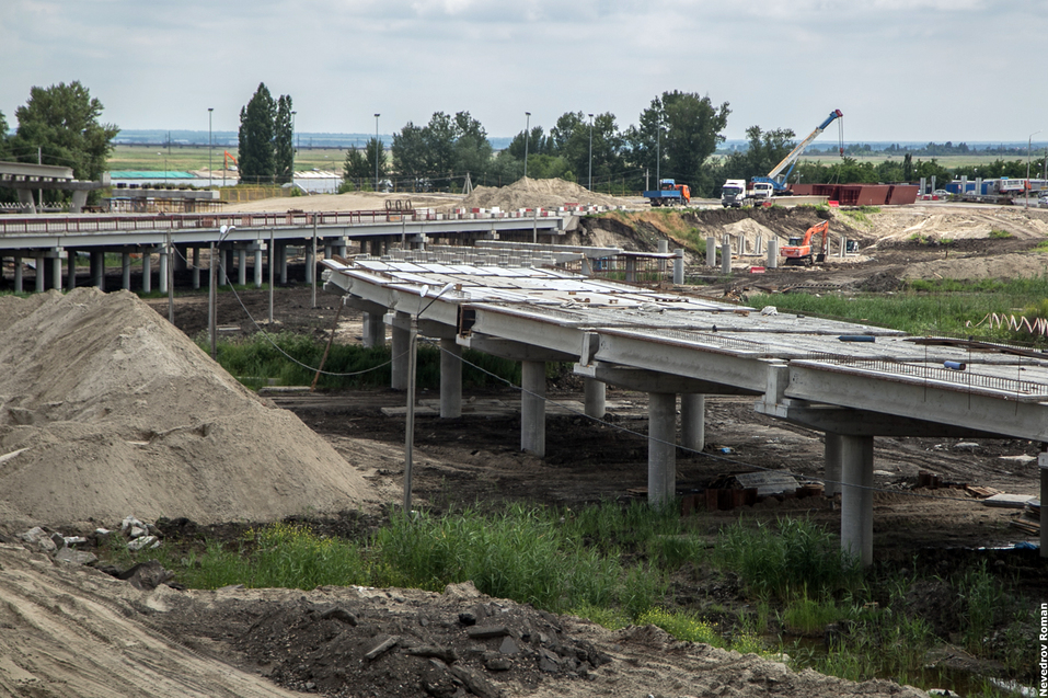 Работы по реконструкции Южного подъезда к Ростову ведутся с опережением ФОТО 6 Работы по реконструкции Южного подъезда к Ростову ведутся с опережением ФОТО 6