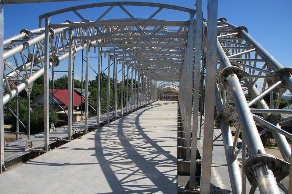 Под Нижним Новгородом установили первый в России алюминиевый мост 2 Под Нижним Новгородом установили первый в России алюминиевый мост 2