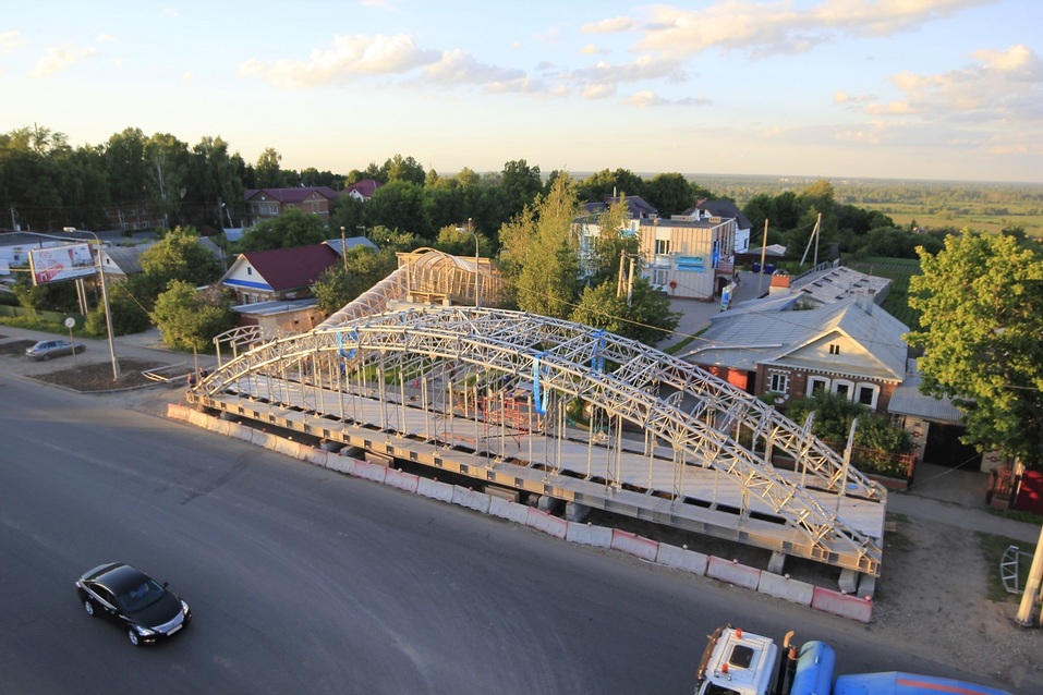 Под Нижним Новгородом установили первый в России алюминиевый мост 1 Под Нижним Новгородом установили первый в России алюминиевый мост 1