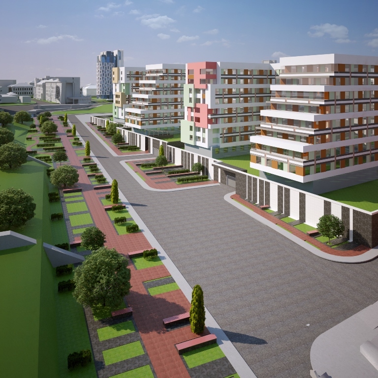 Нижегородская мэрия опубликовала эскизы застроенного Почаинского оврага 2 Нижегородская мэрия опубликовала эскизы застроенного Почаинского оврага 2