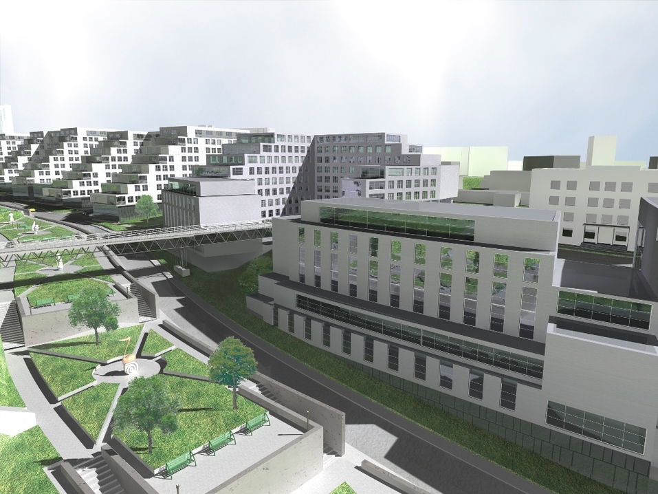 Нижегородская мэрия опубликовала эскизы застроенного Почаинского оврага 3 Нижегородская мэрия опубликовала эскизы застроенного Почаинского оврага 3