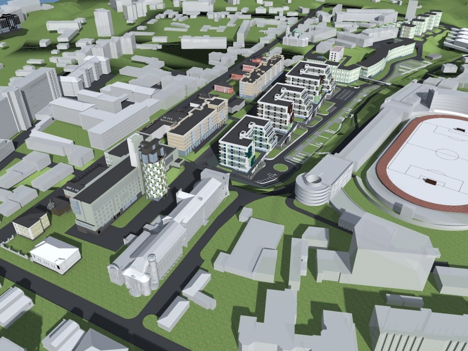 Нижегородская мэрия опубликовала эскизы застроенного Почаинского оврага 4 Нижегородская мэрия опубликовала эскизы застроенного Почаинского оврага 4