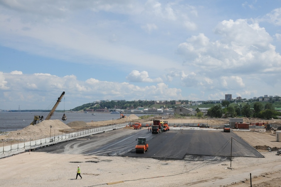 Вокруг нижегородского стадиона началось благоустройство территории 1 Вокруг нижегородского стадиона началось благоустройство территории 1