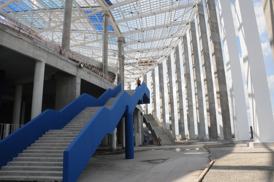 Вокруг нижегородского стадиона началось благоустройство территории 2 Вокруг нижегородского стадиона началось благоустройство территории 2