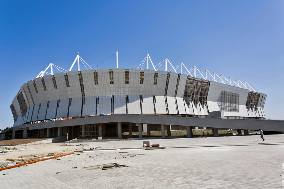 Работы на стадионе "Ростов Арена" выходят на завершающий этап ФОТОРЕПОРТАЖ 1 Работы на стадионе "Ростов Арена" выходят на завершающий этап ФОТОРЕПОРТАЖ 1