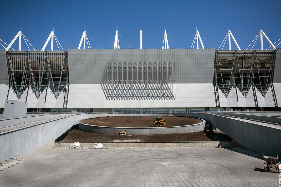 Работы на стадионе "Ростов Арена" выходят на завершающий этап ФОТОРЕПОРТАЖ 2 Работы на стадионе "Ростов Арена" выходят на завершающий этап ФОТОРЕПОРТАЖ 2