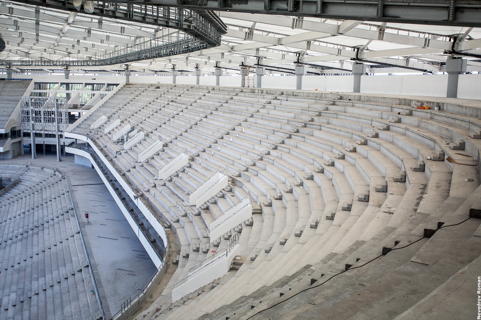 Работы на стадионе "Ростов Арена" выходят на завершающий этап ФОТОРЕПОРТАЖ 12 Работы на стадионе "Ростов Арена" выходят на завершающий этап ФОТОРЕПОРТАЖ 12
