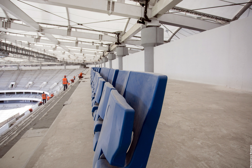 Работы на стадионе "Ростов Арена" выходят на завершающий этап ФОТОРЕПОРТАЖ 13 Работы на стадионе "Ростов Арена" выходят на завершающий этап ФОТОРЕПОРТАЖ 13