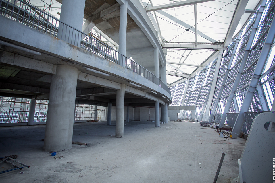 Работы на стадионе "Ростов Арена" выходят на завершающий этап ФОТОРЕПОРТАЖ 17 Работы на стадионе "Ростов Арена" выходят на завершающий этап ФОТОРЕПОРТАЖ 17