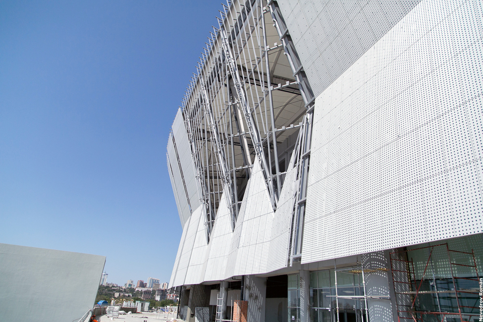 Работы на стадионе "Ростов Арена" выходят на завершающий этап ФОТОРЕПОРТАЖ 21 Работы на стадионе "Ростов Арена" выходят на завершающий этап ФОТОРЕПОРТАЖ 21