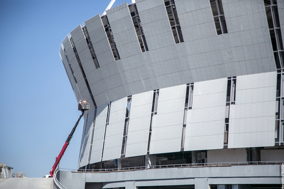 Работы на стадионе "Ростов Арена" выходят на завершающий этап ФОТОРЕПОРТАЖ 22 Работы на стадионе "Ростов Арена" выходят на завершающий этап ФОТОРЕПОРТАЖ 22