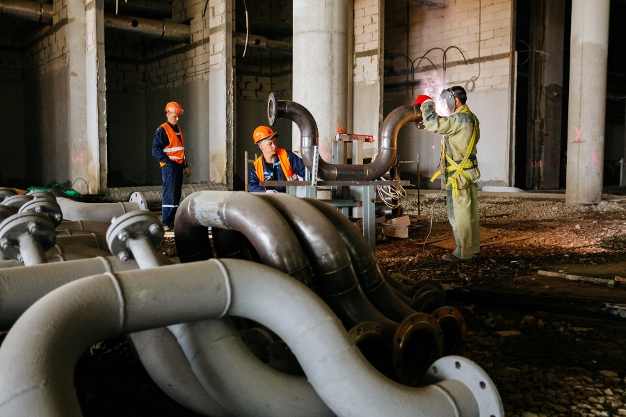 Над трибунами стадиона "Нижний Новгород" завершен монтаж кровли 3 Над трибунами стадиона "Нижний Новгород" завершен монтаж кровли 3