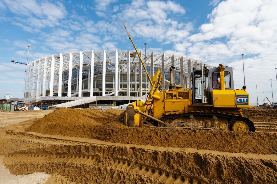 Над трибунами стадиона "Нижний Новгород" завершен монтаж кровли 5 Над трибунами стадиона "Нижний Новгород" завершен монтаж кровли 5