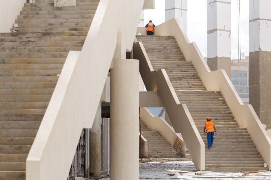 Над трибунами стадиона "Нижний Новгород" завершен монтаж кровли 12 Над трибунами стадиона "Нижний Новгород" завершен монтаж кровли 12