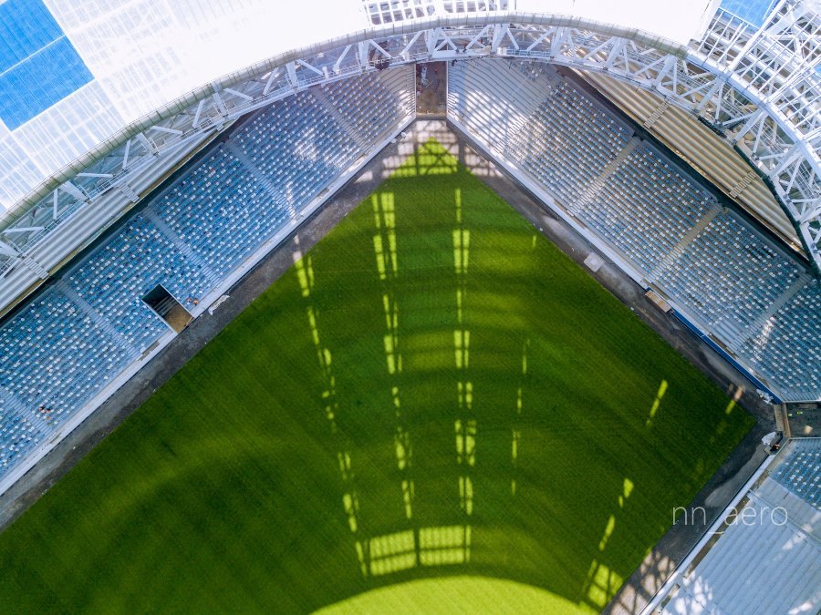 Над трибунами стадиона "Нижний Новгород" завершен монтаж кровли 23 Над трибунами стадиона "Нижний Новгород" завершен монтаж кровли 23