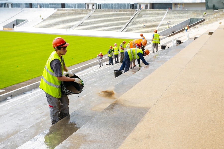 Над трибунами стадиона "Нижний Новгород" завершен монтаж кровли 26 Над трибунами стадиона "Нижний Новгород" завершен монтаж кровли 26