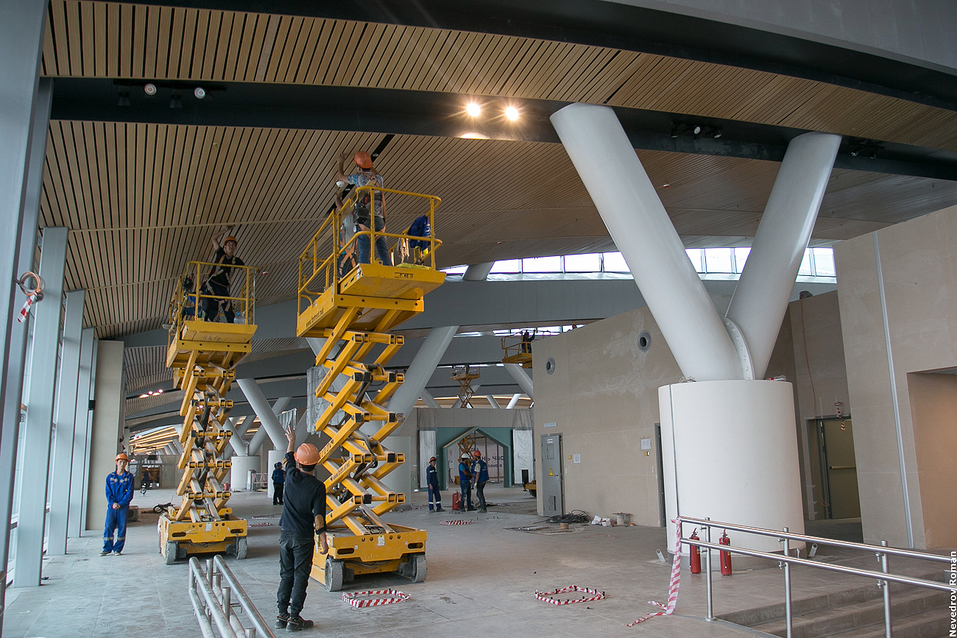 Аэропорт "Платов" за три месяца до открытия ФОТОРЕПОРТАЖ 5 Аэропорт "Платов" за три месяца до открытия ФОТОРЕПОРТАЖ 5