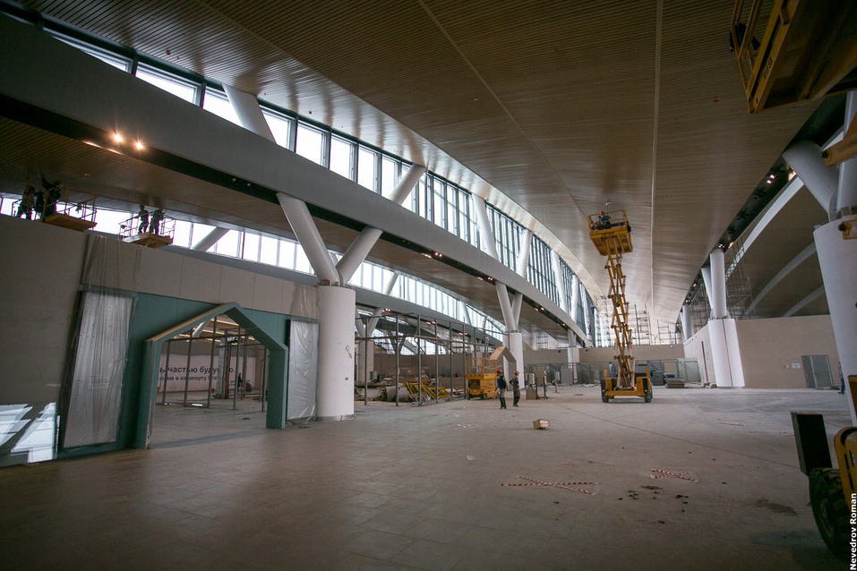 Аэропорт "Платов" за три месяца до открытия ФОТОРЕПОРТАЖ 6 Аэропорт "Платов" за три месяца до открытия ФОТОРЕПОРТАЖ 6