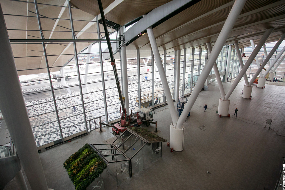 Аэропорт "Платов" за три месяца до открытия ФОТОРЕПОРТАЖ 15 Аэропорт "Платов" за три месяца до открытия ФОТОРЕПОРТАЖ 15