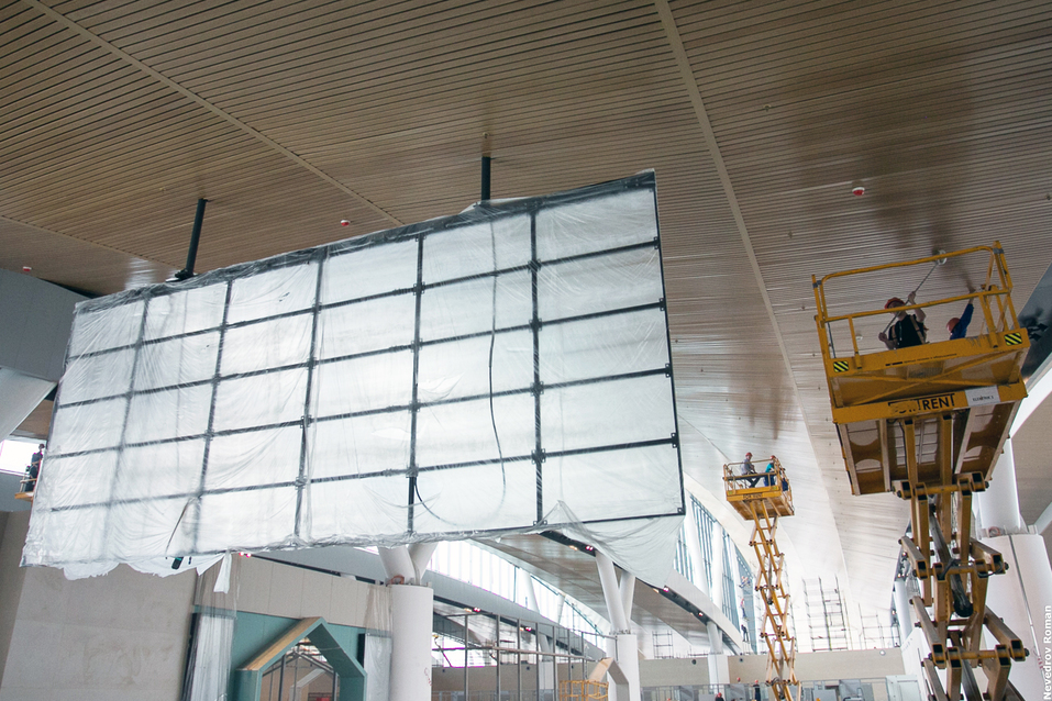 Аэропорт "Платов" за три месяца до открытия ФОТОРЕПОРТАЖ 16 Аэропорт "Платов" за три месяца до открытия ФОТОРЕПОРТАЖ 16