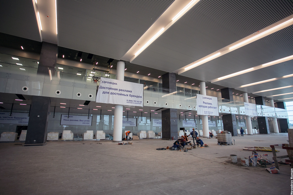 Аэропорт "Платов" за три месяца до открытия ФОТОРЕПОРТАЖ 20 Аэропорт "Платов" за три месяца до открытия ФОТОРЕПОРТАЖ 20