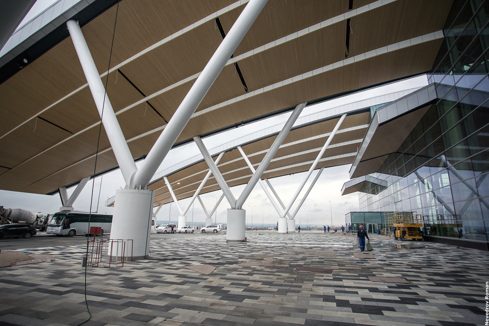 Аэропорт "Платов" за три месяца до открытия ФОТОРЕПОРТАЖ 22 Аэропорт "Платов" за три месяца до открытия ФОТОРЕПОРТАЖ 22