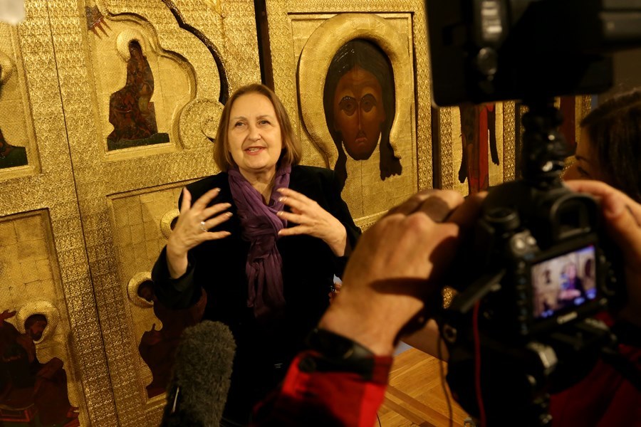 В НГХМ открылась выставка «Пермский иконостас Николая Рериха» 2 В НГХМ открылась выставка «Пермский иконостас Николая Рериха» 2