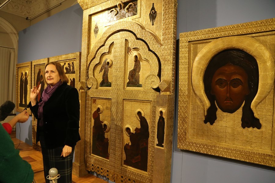 В НГХМ открылась выставка «Пермский иконостас Николая Рериха» 6 В НГХМ открылась выставка «Пермский иконостас Николая Рериха» 6