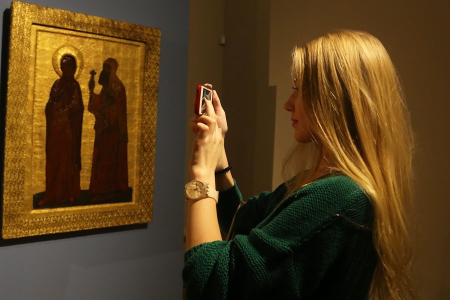 В НГХМ открылась выставка «Пермский иконостас Николая Рериха» 8 В НГХМ открылась выставка «Пермский иконостас Николая Рериха» 8