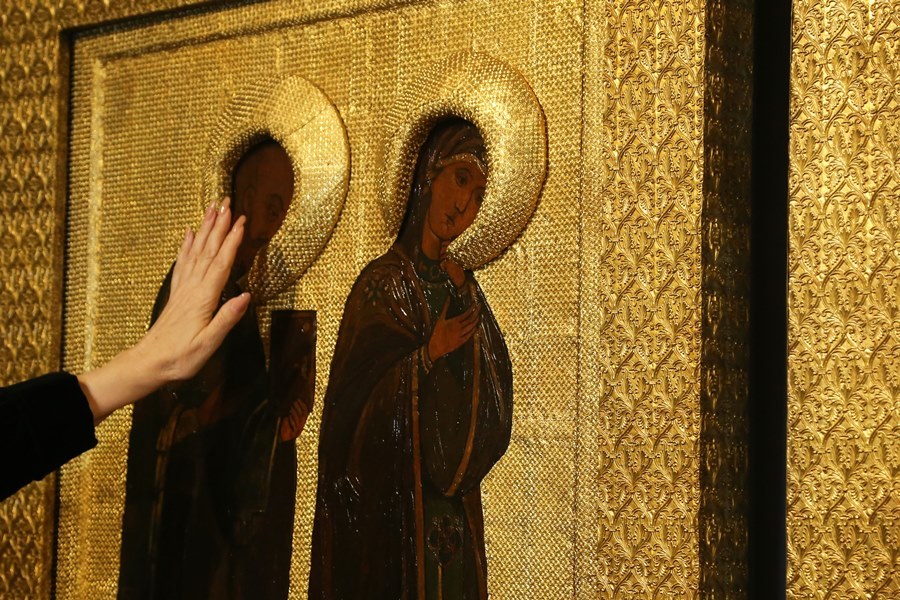 В НГХМ открылась выставка «Пермский иконостас Николая Рериха» 9 В НГХМ открылась выставка «Пермский иконостас Николая Рериха» 9