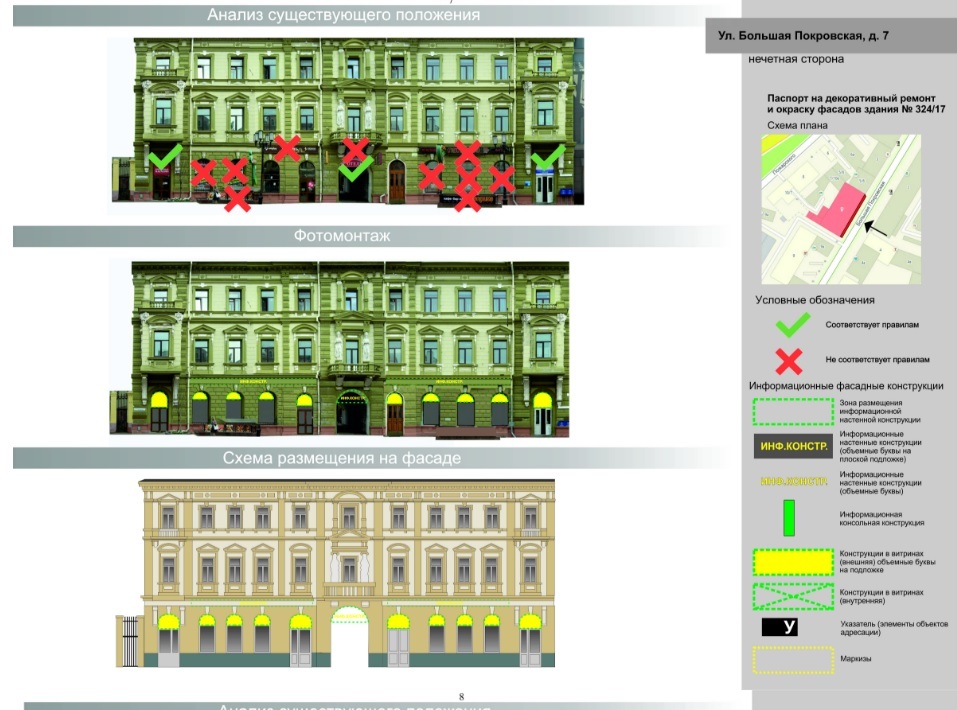 Нижегородская мэрия утвердила концепцию оформления вывесок на Большой Покровской 1 Нижегородская мэрия утвердила концепцию оформления вывесок на Большой Покровской 1