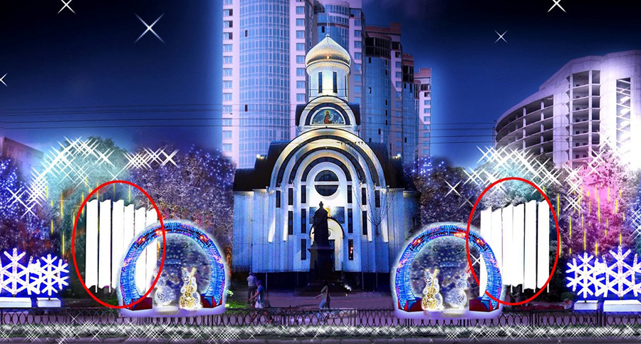 К Новому году на улицах Ростова появятся белые медведи 3 К Новому году на улицах Ростова появятся белые медведи 3