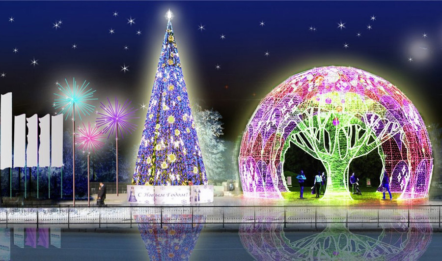 К Новому году на улицах Ростова появятся белые медведи 4 К Новому году на улицах Ростова появятся белые медведи 4