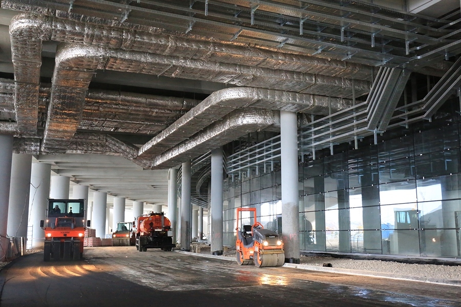 На нижегородском стадионе завершена прошивка газона 8 На нижегородском стадионе завершена прошивка газона 8