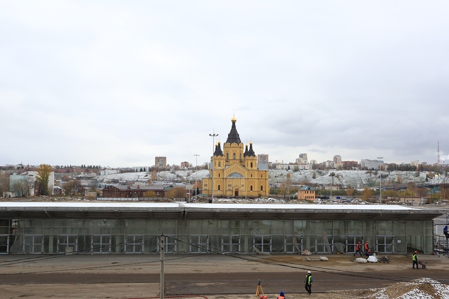 На нижегородском стадионе завершена прошивка газона 11 На нижегородском стадионе завершена прошивка газона 11