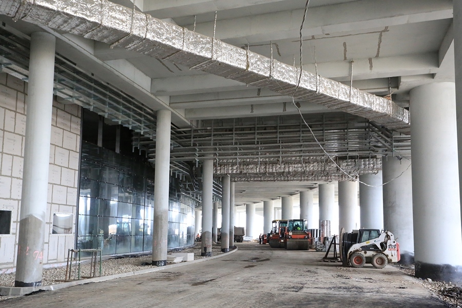 На нижегородском стадионе завершена прошивка газона 13 На нижегородском стадионе завершена прошивка газона 13