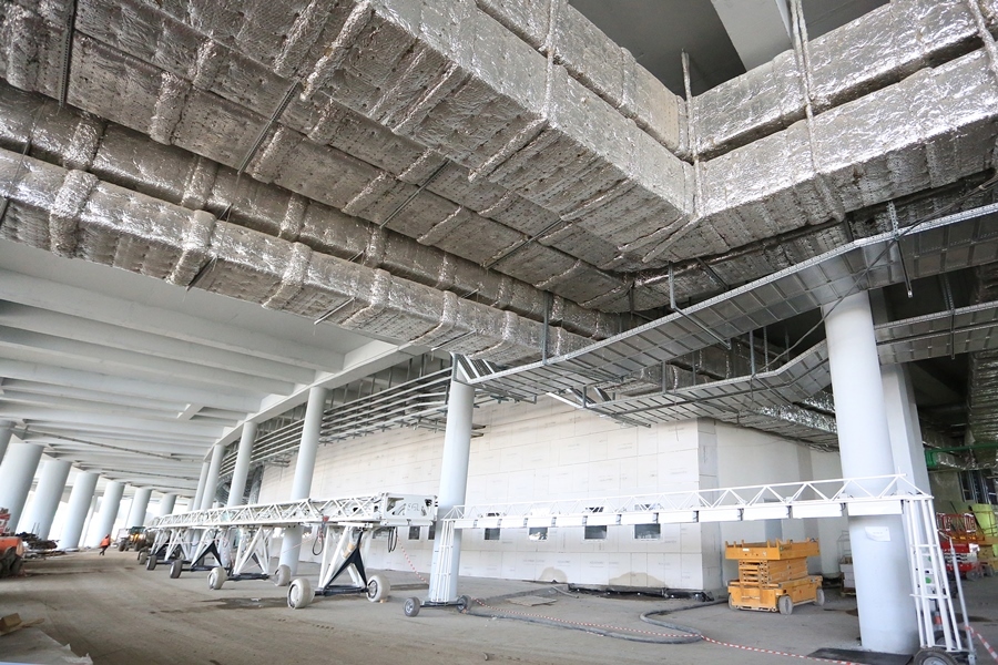 На нижегородском стадионе завершена прошивка газона 17 На нижегородском стадионе завершена прошивка газона 17