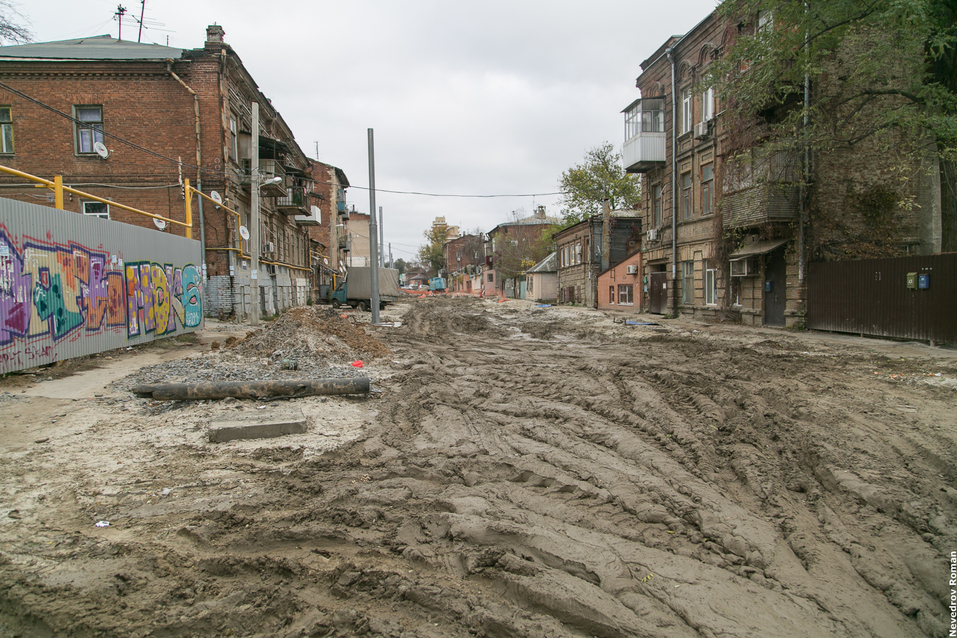 Как идет реконструкция улицы Станиславского в Ростове ФОТО 2 Как идет реконструкция улицы Станиславского в Ростове ФОТО 2